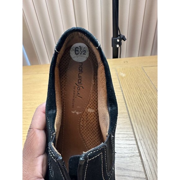 NaturalSoul Size 6.5  by Naturalizer Womens Cushion Stylist Black leather upper - Picture 9 of 12